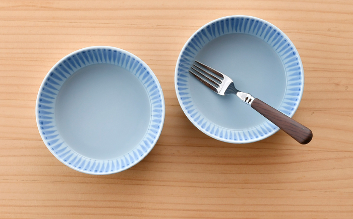 【波佐見焼】十草 ボウル 小 2点セット（青）【大新窯】 [DC90]