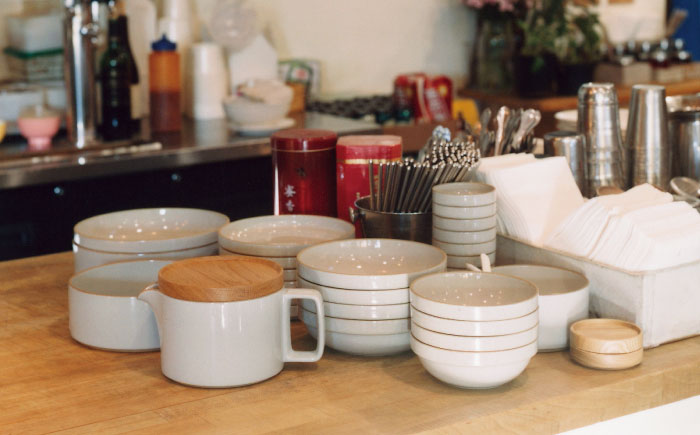 【HASAMI PORCELAIN】ミッドディープラウンドボウル ナチュラル 145mm 2点セット 食器【東京西海】 [DD209]