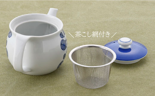 【波佐見焼】ミント くらわんか カップ 湯呑み ティーポット 3点セット【新生和】 [DE02]