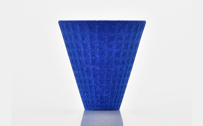 【波佐見焼】ekubo Waffle セラミックコーヒーフィルター Aqua blue【燦セラ】 [DF57]