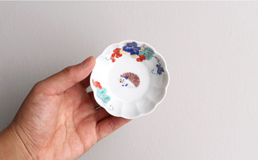 【波佐見焼 マルヒロ】BARBAR  色絵 菊形鉢 小・中フルセット（10点）全5柄 [EB142]