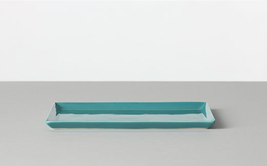 【波佐見焼 マルヒロ】HASAMI SEASON 01 スクエアプレートセット（4点）グリーン×イエローベージュ [EB147]