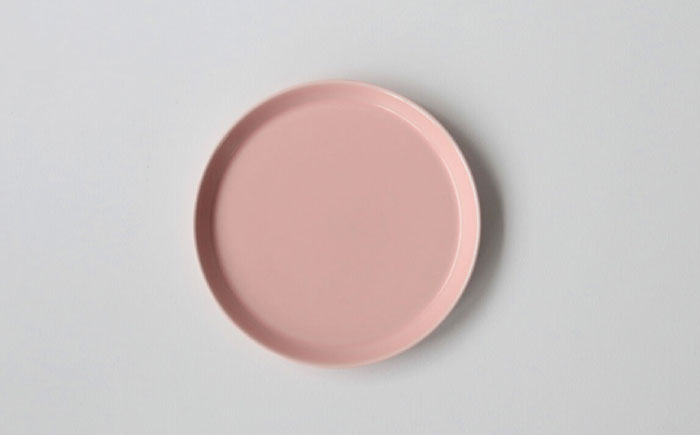 【波佐見焼 マルヒロ】HASAMI SEASON 01 マグ・プレートミニ ペアセット（4点）ホワイト×ピーチ [EB187]