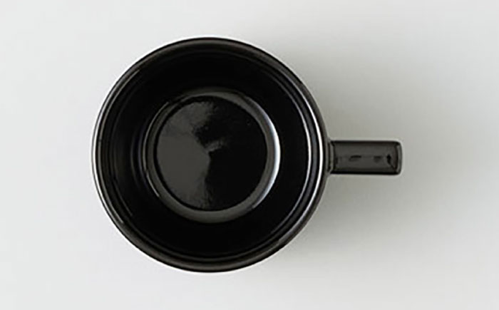 【波佐見焼 マルヒロ】HASAMI SEASON 01 ブロックマグペアセット（2点）ブラック×ホワイト [EB197]