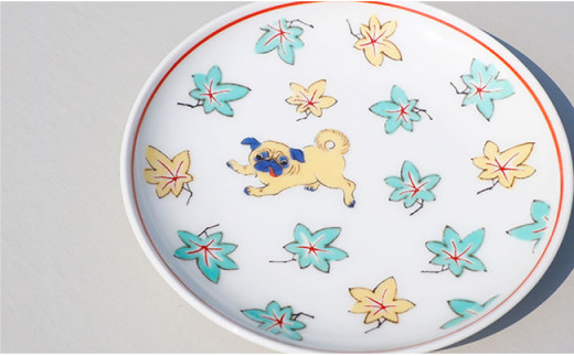 【波佐見焼 マルヒロ】BARBAR 色絵 そばちょこ・小皿セット（10点）全5柄 [EB26]