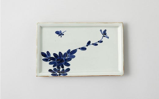 【波佐見焼 マルヒロ】BARBAR いろは 長角皿セット（3点）丸文×麻の葉文×菊文 [EB84]