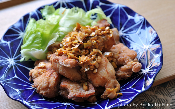 【波佐見焼】ホワイトライン麻 波 プレート L 瑠璃【翔芳窯】 [FE09]