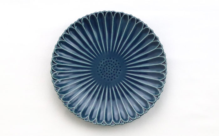 【波佐見焼】マリーゴールド プレート M  デニム 5枚セット ケーキ皿 取り皿【翔芳窯】 [FE113]