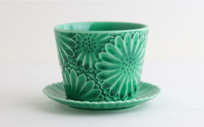 【波佐見焼】マリーゴールド ミニカップ＆ソーサー 3色セット「清-sei-」【翔芳窯】 [FE130]