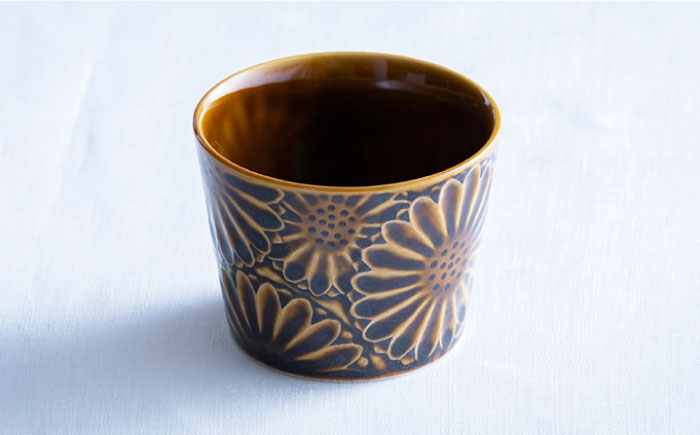 【波佐見焼】マリーゴールド ミニカップ 5色セット「和-wa-」【翔芳窯】 [FE134]