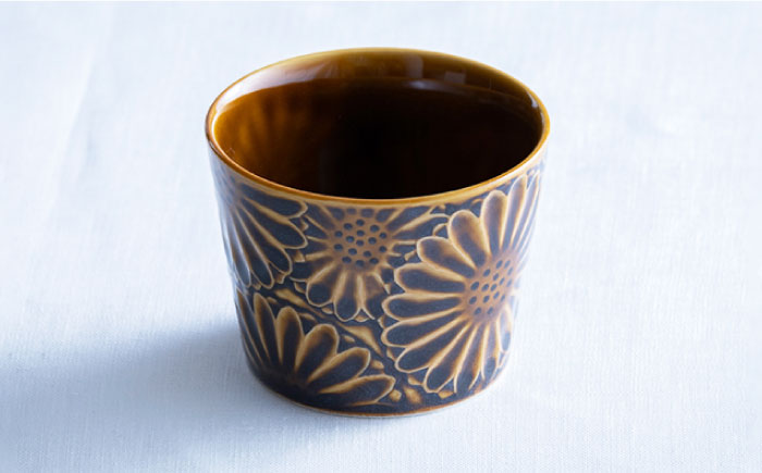 【波佐見焼】マリーゴールド ミニカップ＆ソーサー 5色セット「和-wa-」【翔芳窯】 [FE135]