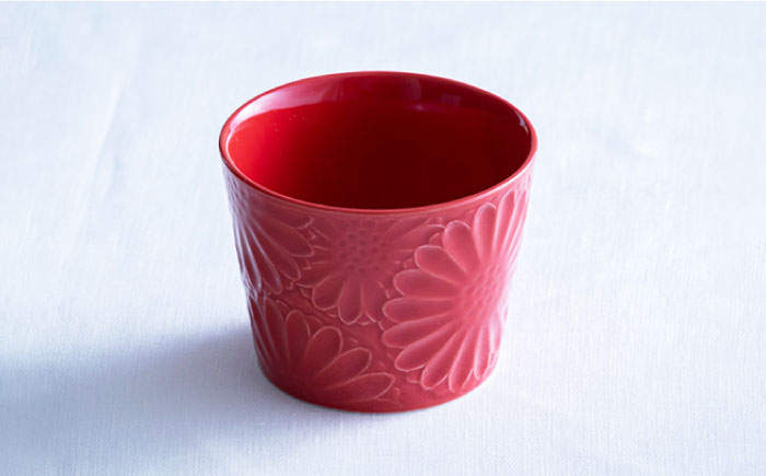 【波佐見焼】マリーゴールド ミニカップ＆ソーサー 5色セット「彩-sai-」【翔芳窯】 [FE138]