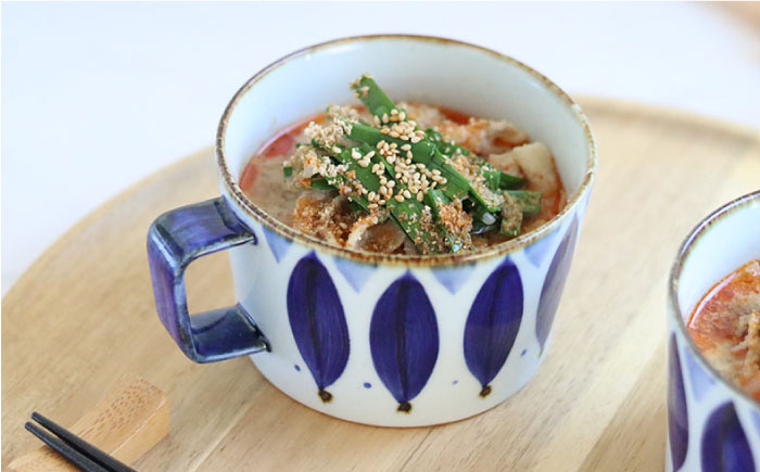 【波佐見焼】ペタル スープカップ ペアセット【翔芳窯】 [FE159]