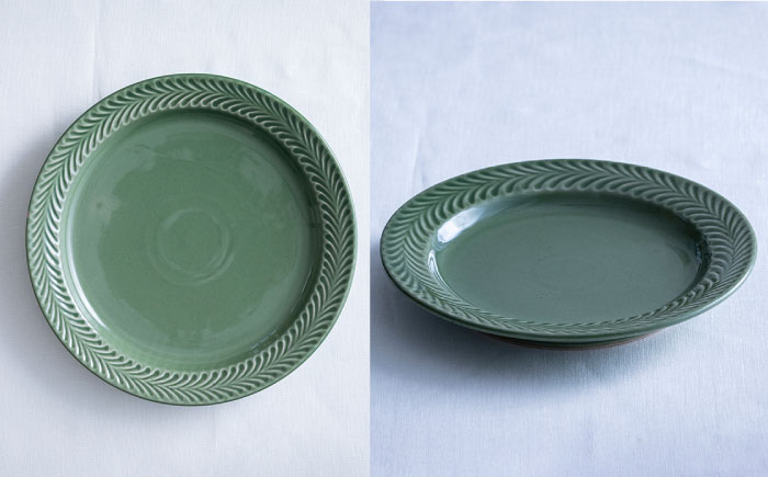 【波佐見焼】【大人気】ローズマリー アメ・オリベ プレート ボウル マグカップ 含む 10点セット【翔芳窯】 [FE185]