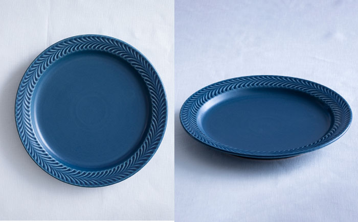 【波佐見焼】【大人気】ローズマリー デニム・マットブラック プレート ボウル マグカップ 含む 10点セット【翔芳窯】 [FE187]