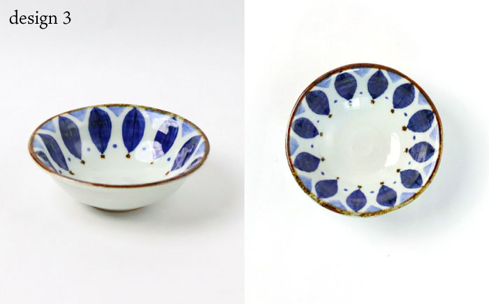 【波佐見焼】ブルーフラワーシリーズ ボウルS 4個セット 小鉢 食器 皿【翔芳窯】 [FE278]