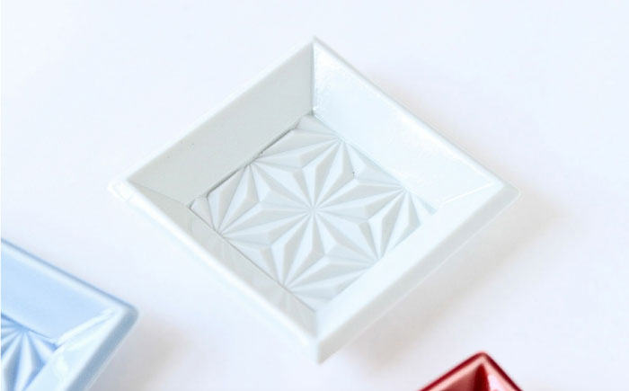 【波佐見焼】角麻 小角皿 4枚セット 食器 皿【翔芳窯】 [FE322]