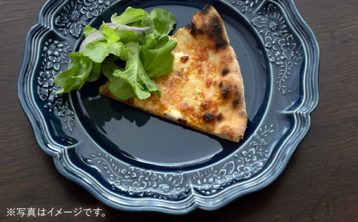 【波佐見焼】ombre de fleur ブーケプレート アズール 2枚セット 食器 皿【翔芳窯】 [FE351]