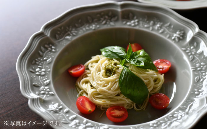 【波佐見焼】ombre de fleur ブーケボウル ロイヤルグレー 食器 皿【翔芳窯】 [FE353]