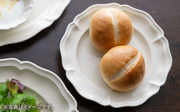 【波佐見焼】ombre de fleur プレートM ミルキーホワイト 5枚セット 食器 皿【翔芳窯】 [FE375]