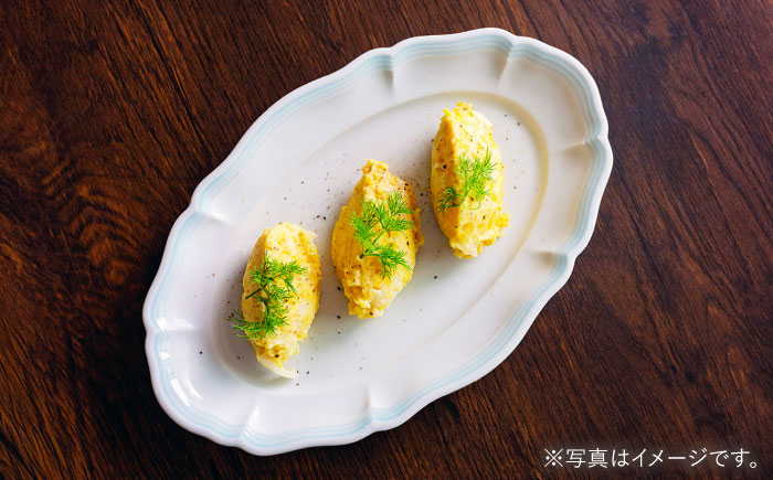 【波佐見焼】ombre de fleur オーバルプレート melodie blue 2枚セット【翔芳窯】 [FE478]