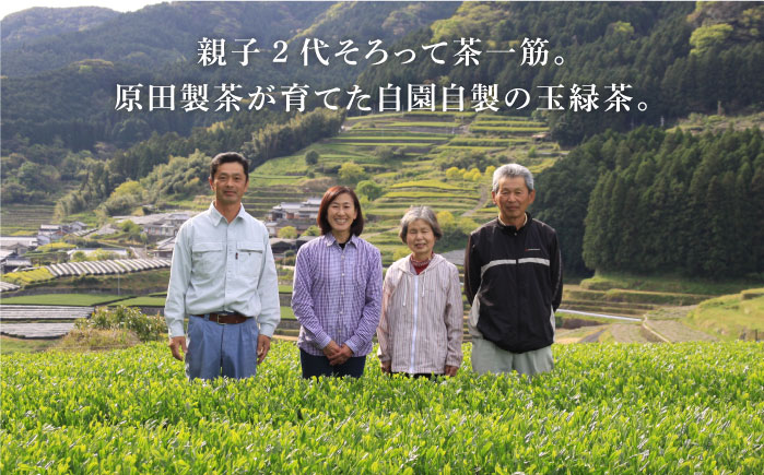 日本茶アワード受賞 玉緑茶「心茶 鬼木みどり」含む4本飲み比べセット【原田製茶】 [GA17]