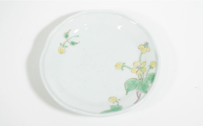 【波佐見焼】小花紋 小皿 3枚セット【藍水】 [GB37]