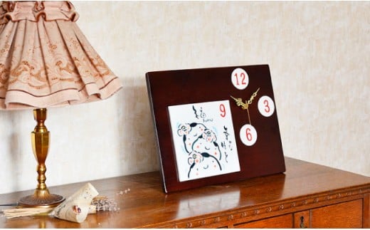 【波佐見焼】福 時計 食器 皿 【マルミツ】 [GC06]