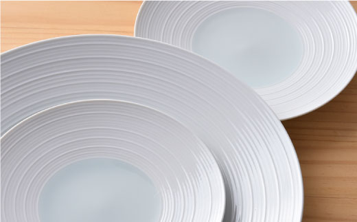 【波佐見焼】青白磁千段5枚セット【洸琳窯】 [GE11]