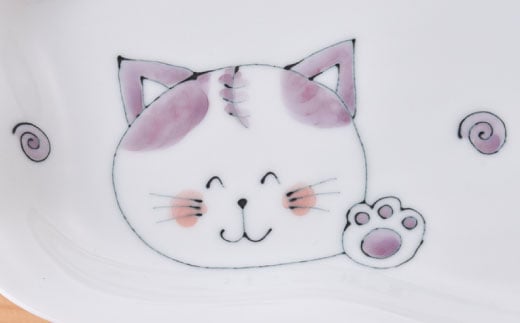 【波佐見焼】おうちdeねこセット 茶碗 マグカップ プレート 小皿【松幸陶芸】 [HB19]