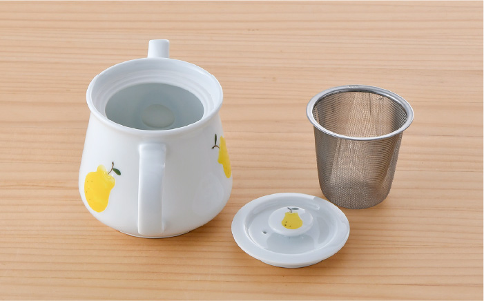 【波佐見焼】ラフランス ティーポット【松幸陶芸】 [HB39]