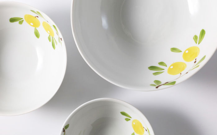 【波佐見焼】なる実　ボールセット 大・中・小【大貴セラミックス】 [HF12]