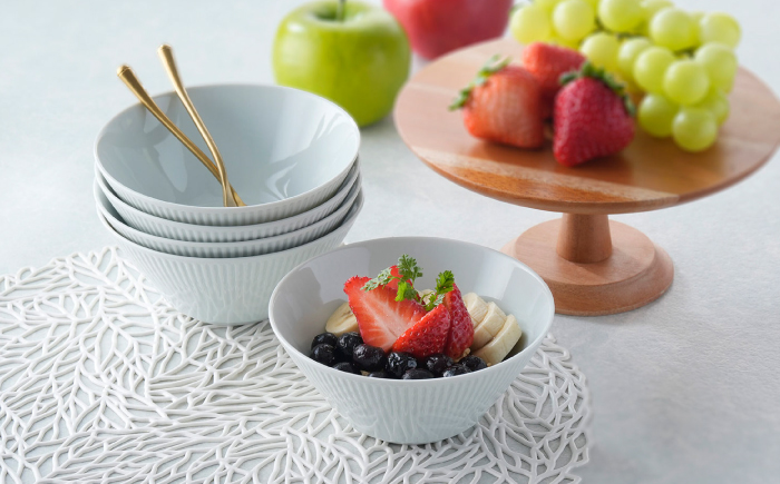 【波佐見焼】KOBACHI 白磁 5個セット 小鉢【大貴セラミックス】 [HF21]