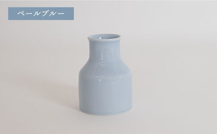 【波佐見焼】iroiro フラワーベース（ペールブルー）＆ドライフラワー セット 花瓶 花器【藍染窯】 [JC138]
