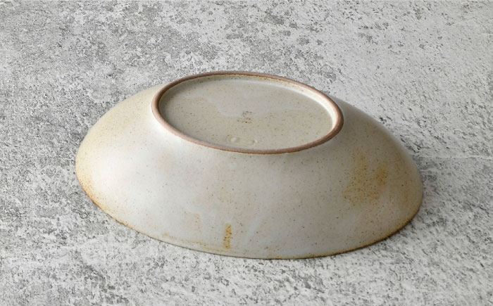 【波佐見焼】ブロンズ オーバルボウル (ホワイト) 1点セット【藍染窯】 [JC50]