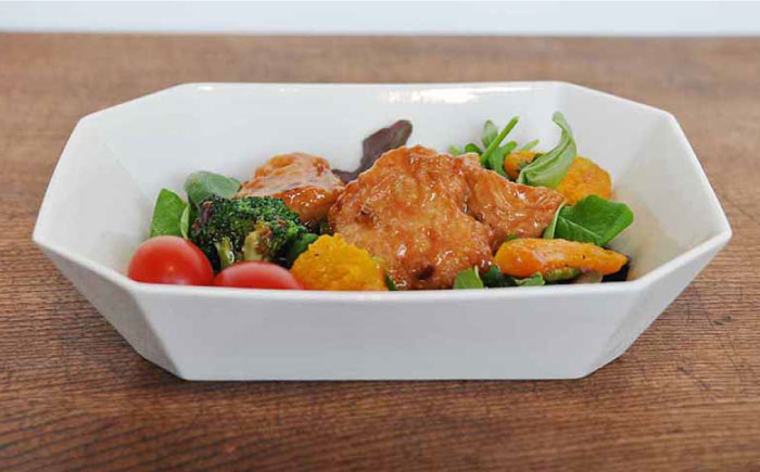 【波佐見焼】h+ 八角 中鉢 2個セット【堀江陶器】 [JD159]