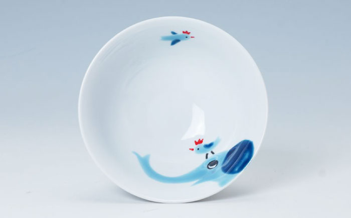 【波佐見焼】子供食器 ぞうくん 3点セット 仕切り皿 プレート マグカップ 茶碗【奥川陶器】 [KB50]