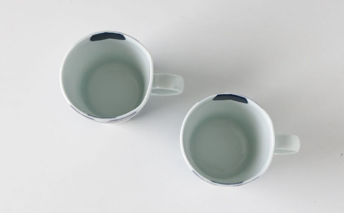 【波佐見焼】恋花 マグカップ ペアセット 食器【奥川陶器】 [KB61]