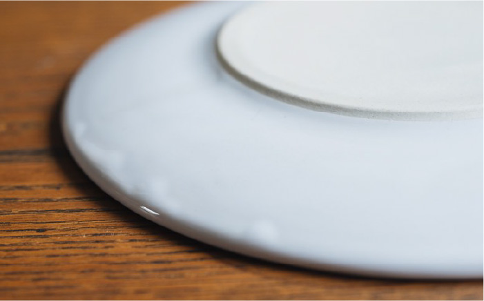 【波佐見焼】デルフト皿 プレート18cm 白つや釉 2枚セット【イロドリ】 [KE19]