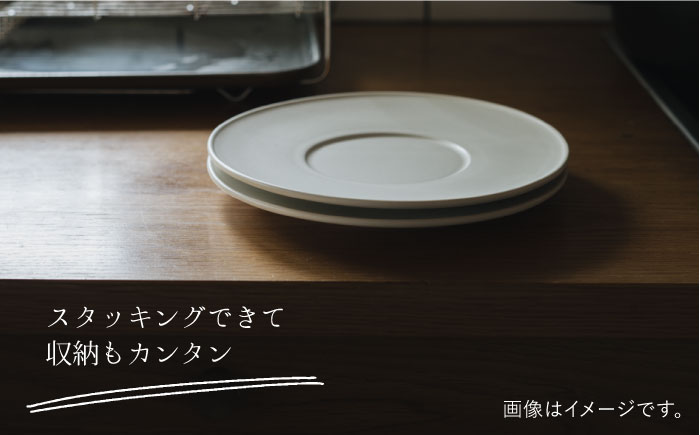 【波佐見焼】デルフト皿 プレート 21cm 白マット釉 2枚セット【イロドリ】 [KE26]