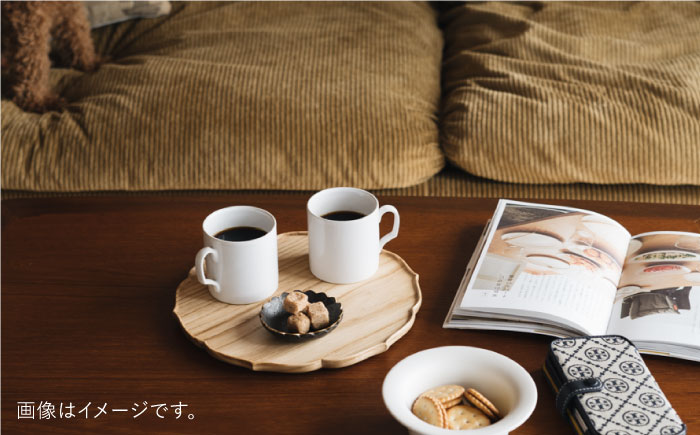 【波佐見焼】19C 復刻 マグカップ 白つや釉 2個セット【イロドリ】 [KE31]