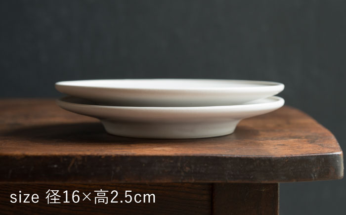 【波佐見焼】デルフト 白マット釉 2枚セット 食器 皿【イロドリ】 [KE48]