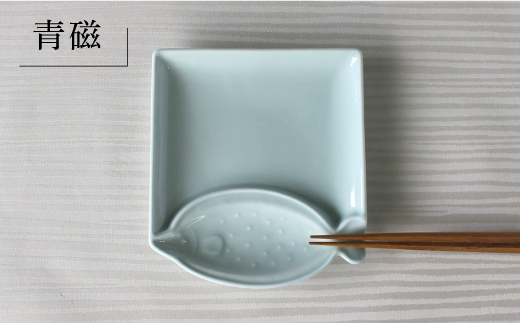 【波佐見焼】ひらめ 魚(とと)皿 小皿 3色セット【石丸陶芸】 [LB55]