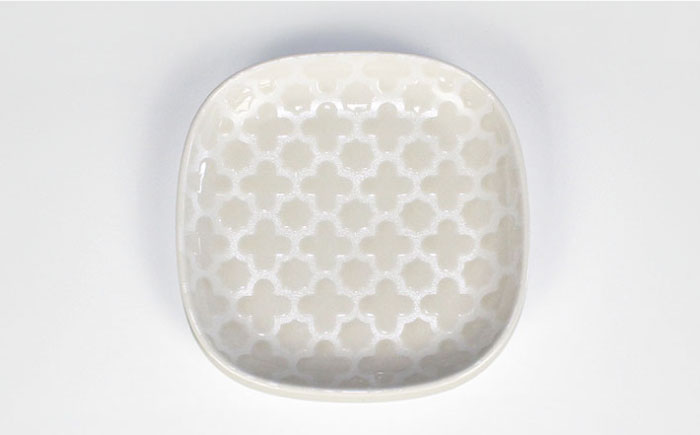 【波佐見焼】モロッカン 角プレート 4色セット プレート ケーキ皿【石丸陶芸】 [LB87]