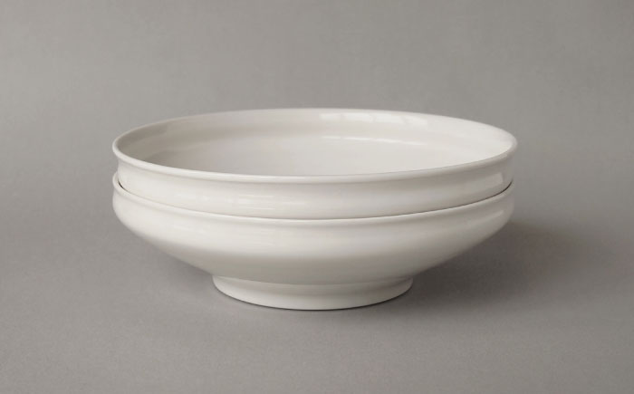 【波佐見焼】KINU 7寸鉢 2点セット（艶あり）【studio wani】 [MB55]