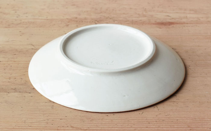 【波佐見焼】SHINOGI 6寸皿 2点セット 生成【studio wani】 [MB61]