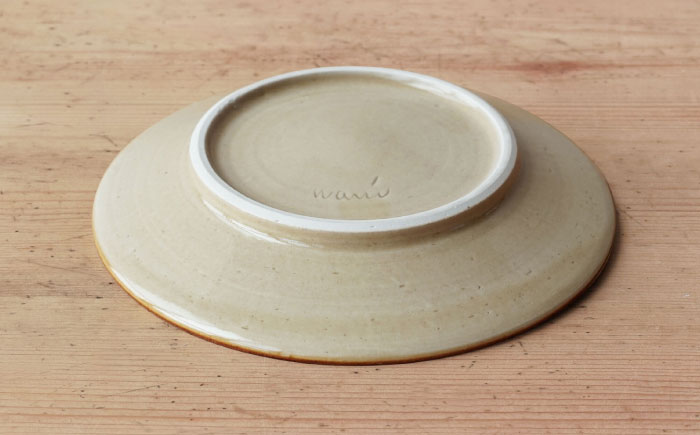 【波佐見焼】SHINOGI 6寸皿 2点セット 黄瀬戸【studio wani】 [MB62]