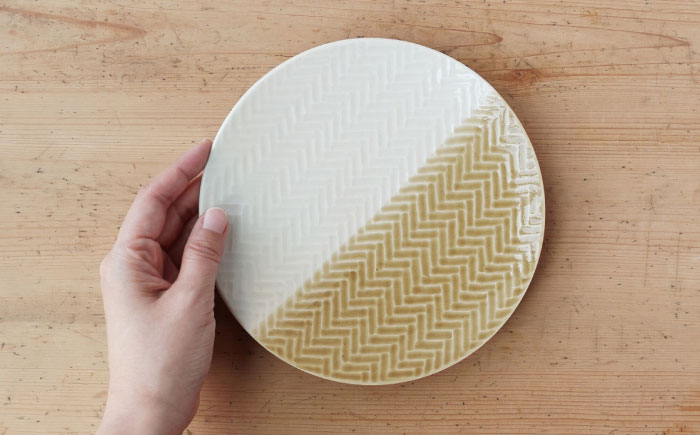 【波佐見焼】AMIME 6寸皿 2点セット【studio wani】 [MB69]