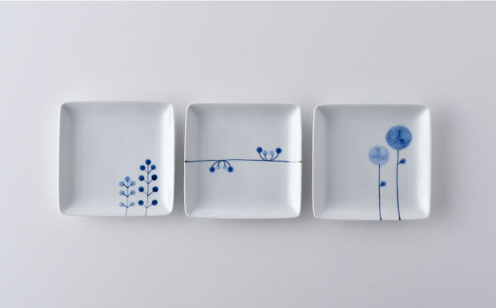 NB 105【波佐見焼】大人気の波佐見焼  ボウル 角皿 含む オリジナルセットアップ商品【浜陶/natural69】 [NB105]