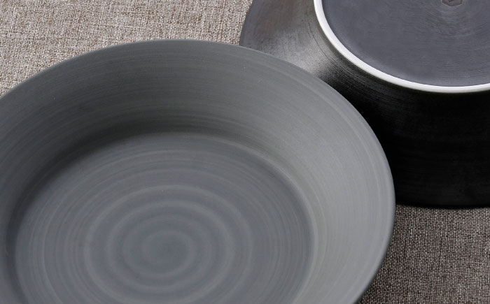 【波佐見焼】プレート・お茶碗 シックカラー 7点セット【浜陶/natural69】 [NB136]